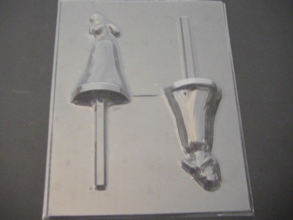 435sp Snow Black II Chocolate or Hard Candy Lollipop Mold